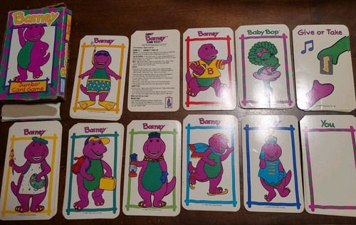 Vintage barney jumbo card - vintage,
