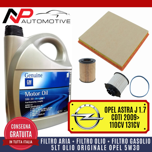 Kit tagliando opel astra 7 - opel, 1.7