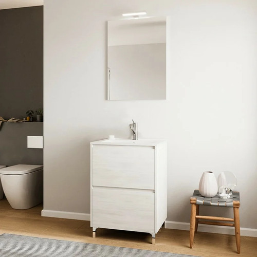 Mobile bagno terra rovere - mobile, 60