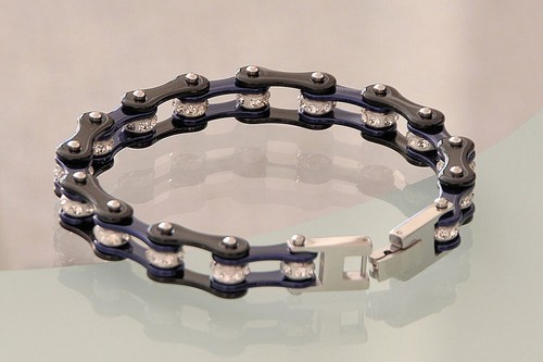 Bracciale acciaio inox - acciaio,