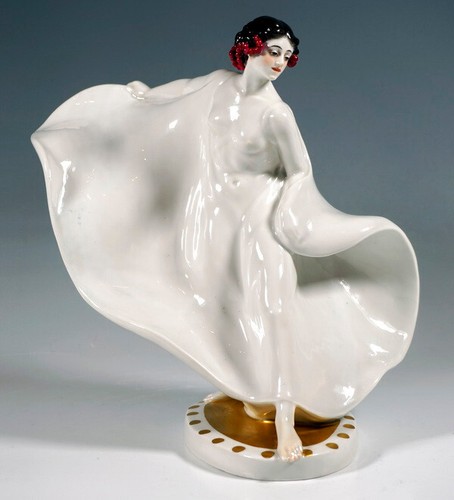 Meissen figur tänzerin loie - meissen,