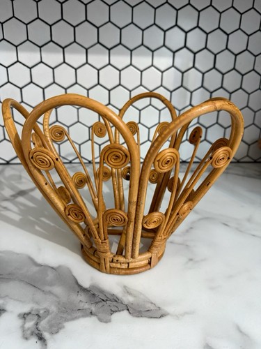 Cestino girevole rattan - in,