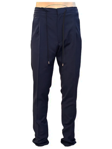 Lardini pantaloni uomo blu - , con