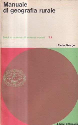 Manuale geografia rurale - rurale,
