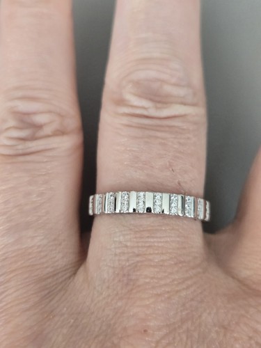 Anello stile fascia - , zirconi