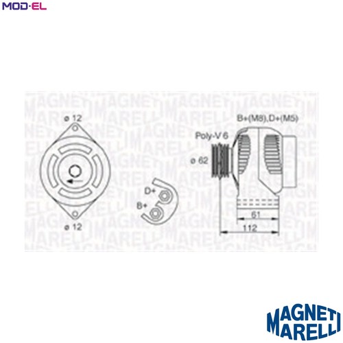 Alternatore 063731884010 per - 063731884010,