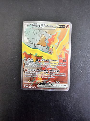 Carte pokémon sulfura de - pokémon,