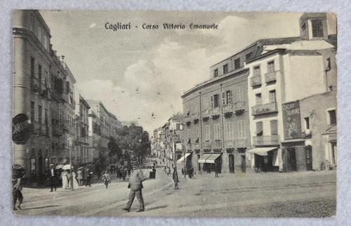 Cartolina cagliari animata - cartolina,