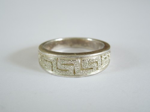 Anello rame argentato con - anello,