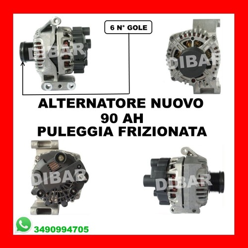 Alternatore nuovo 90ah opel - nuovo,