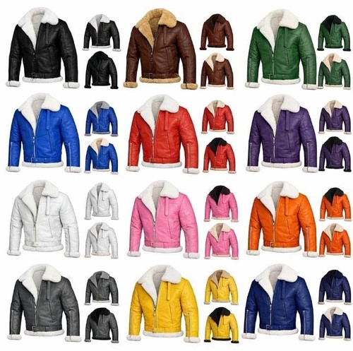 Giacca uomo pelle shearling - uomo, b3