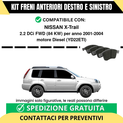 Pastiglie freno anteriori - freno, per