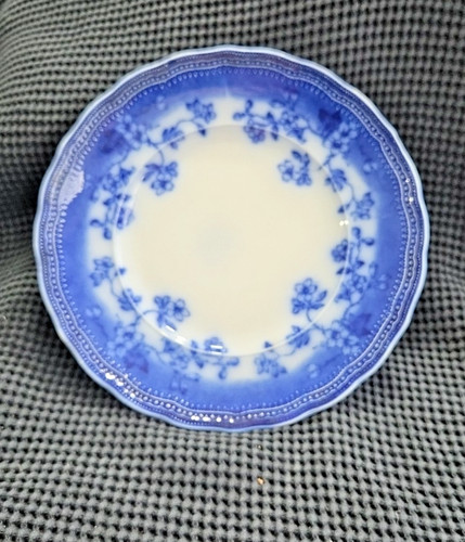 Antico piatto blu - flusso, made