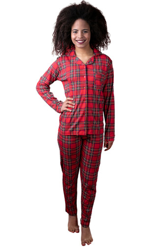 Pigiama donna caldo cotone - in,