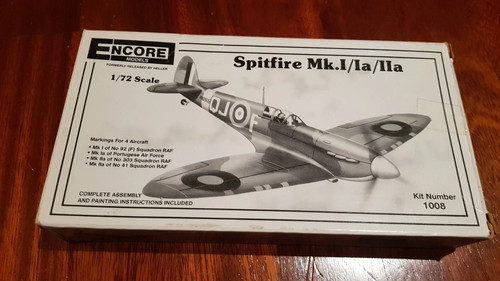 Supermarine spitfire - 1/72,