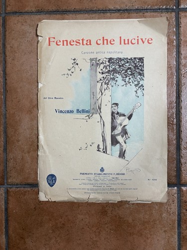 Antico spartito fenesta che - antico,
