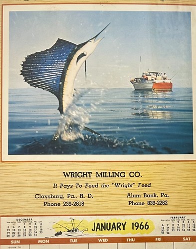 Calendario 1966 sportsmans - 1966,