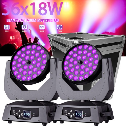 Led zoom beam wash - 2x, 36