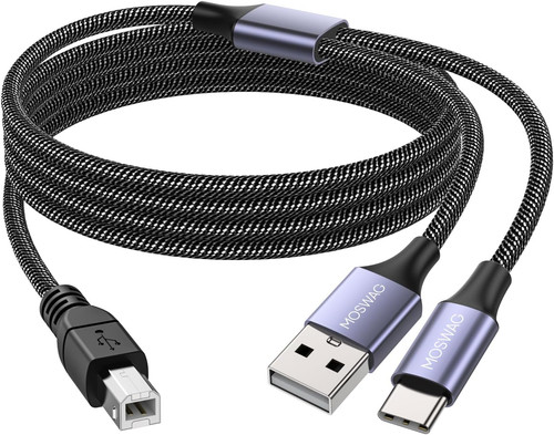 Cavo stampante usb 2in1 con - 2in1, 1m