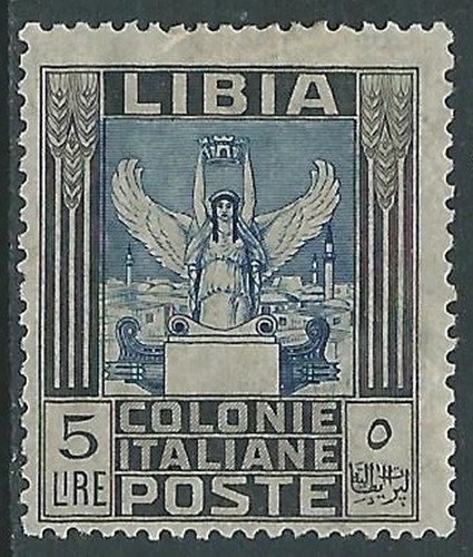 1921 libia pittorica - libia, lire