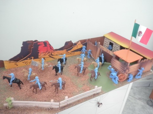 Diorama fortino messicani - diorama,