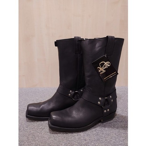 Rancho biker nero ceroso - biker,
