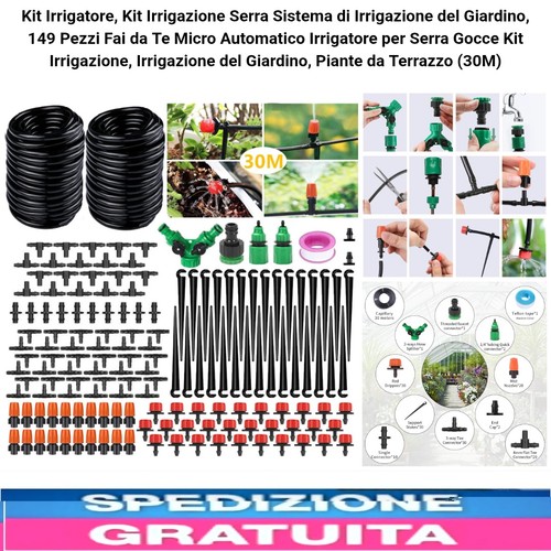 Kit irrigazione serra giardino - serra,