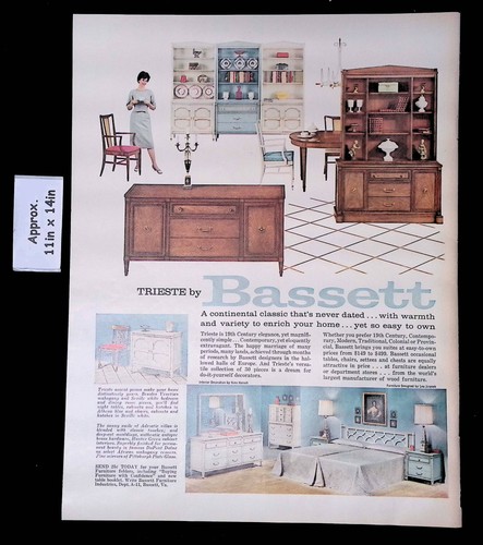 1960 bassett furniture trieste - 1960,