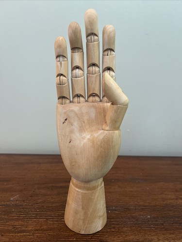 Manichino vintage legno - in,