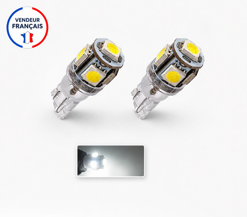 Ampoules t10 led 24v 5smd - t10,