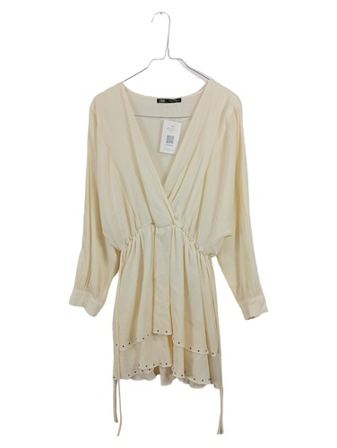 Zara abito tunica donna beige - donna,