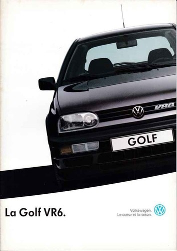 Catalogue brochure golf - golf, vr6