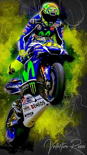 Valentino rossi yamaha moto - rossi, gp