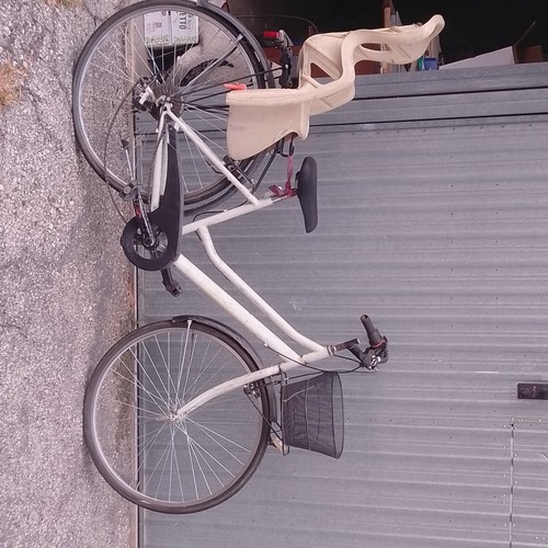 Bicicletta città bianca - bicicletta,