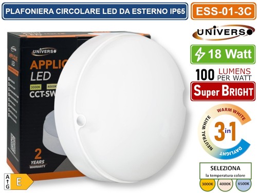 Plafoniera smd led circolare - plafoniera,