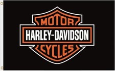 Bandiera Harley Davidson logo 3x5 piedi - spedizione gratuita