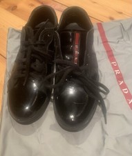 sneakers Prada Nero Lucido Mis 36 Ottime Condizioni Usate Poco Ma Tenute Bene