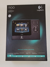 Logitech Harmony 1100 Universal Remote Color Touch Screen Tested working