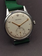 movado oversize jumbo all ss pristine condition with box and tag 