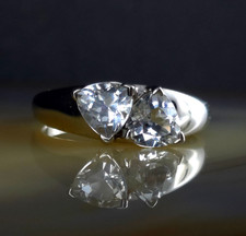 Anello argento 925 cristallo