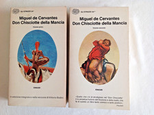 DON CHISCIOTTE DELLA MANCIA de Cervantes Gli Struzzi Einaudi 2 volumi come nuovi
