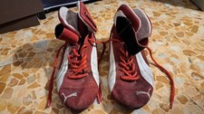 Scarpe Puma Speed Cat Mid rosse bianche vintage 42,5 Motorsport