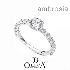 ANELLO SOLITARIO AMBROSIA