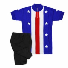 COMPLETINO USA AI MONDIALI Ciclismo Vintage Cycle Bike Jersey Made in Italy