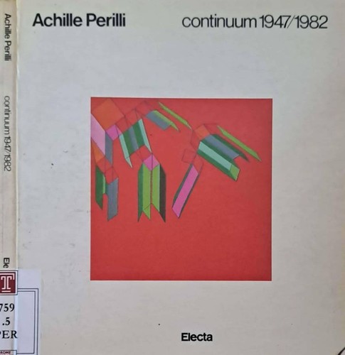 Achille perilli continuum - achille, perilli.