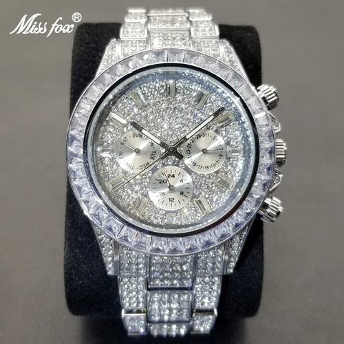 Orologio uomo hip hop lusso - orologio,