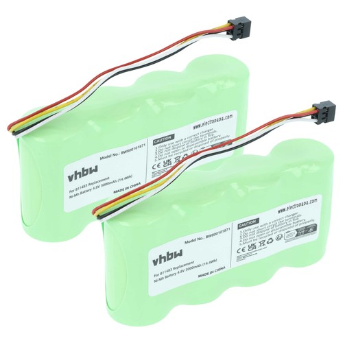 Batería para fluke 43b 125 - 2x,