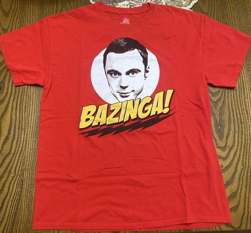 Shirt grafica rossa - t-shirt, bazinga