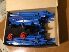 110 Binari Blu Lego Assortiti Vintage Rotaie Ferrovia + Locomotiva trenino treno