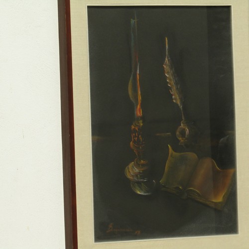 Dipinto pastello cartone - dipinto,